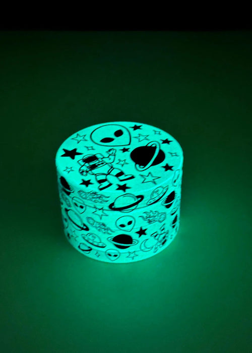Canna Style SPACE DOODLE GRINDER (glow in the dark)