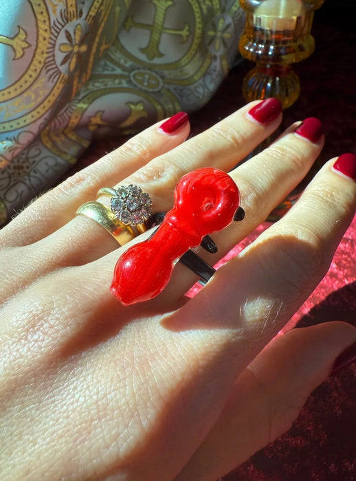 BURNING LOVE PROMISE RING PIPE