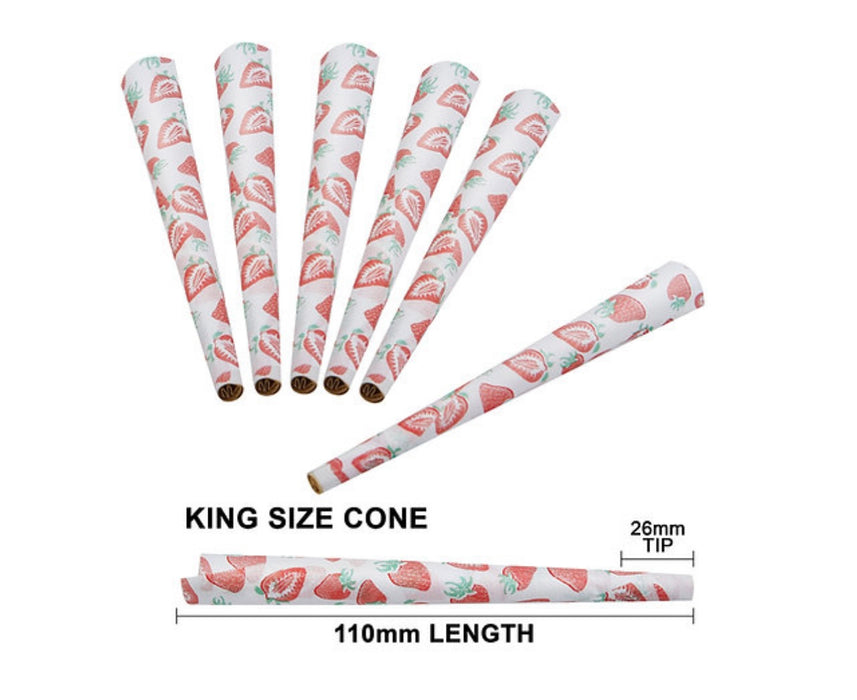 Ornate Ocean Flavored Pre Rolled Cones 50 Pack (STRAWBERRY)
