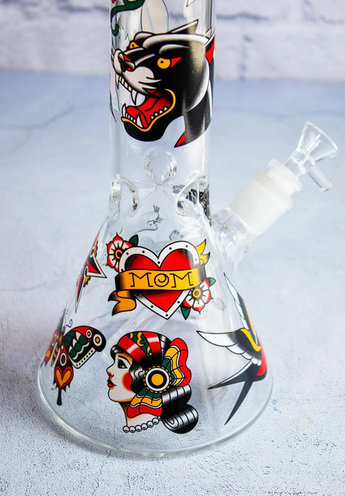 Canna Style 16” TATTOO BEAKER BONG