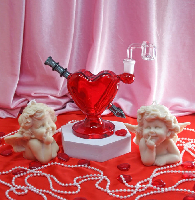 BURNING LOVE Cupid's Heart Rig (14MM BANGER)
