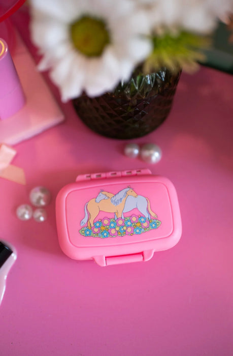 BURNING LOVE Horse Girl Pill Case