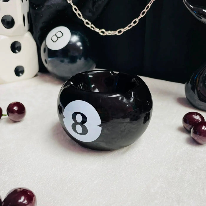 BURNING LOVE 8 Ball Ash Tray