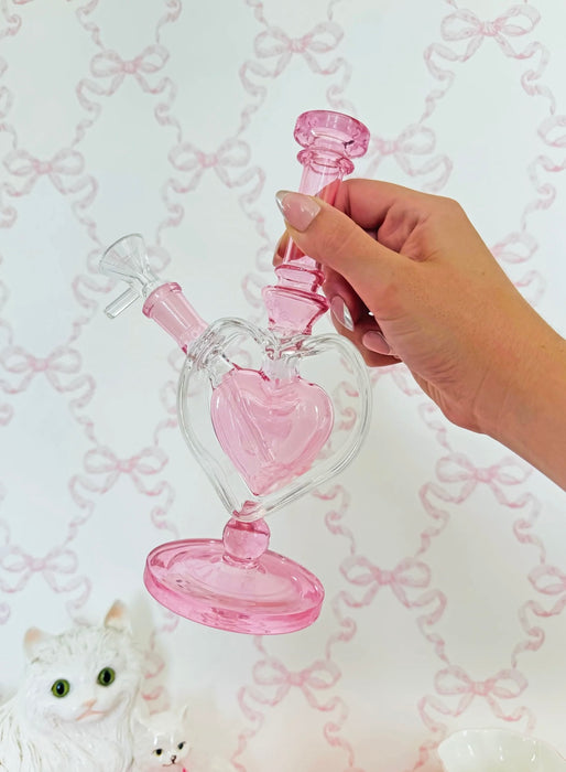 BURNING LOVE Heart Of Glass Bong