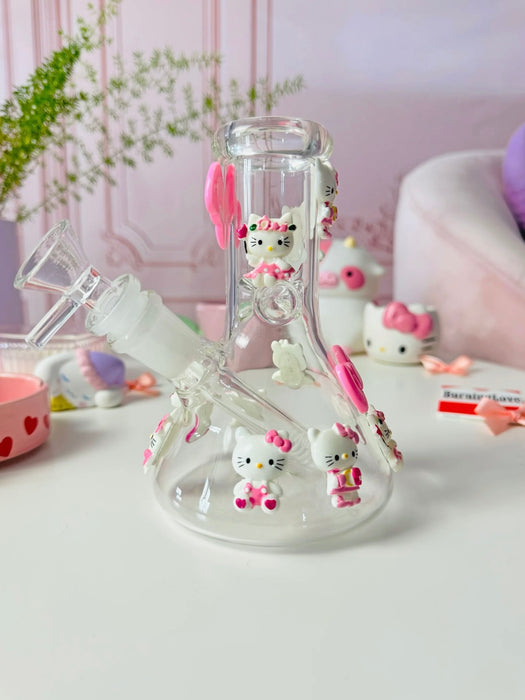 BURNING LOVE Kitty Charm Bong