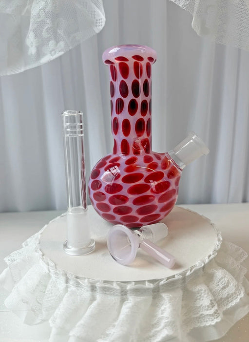 BURNING LOVE DOTTIE MINI BONG | PINK