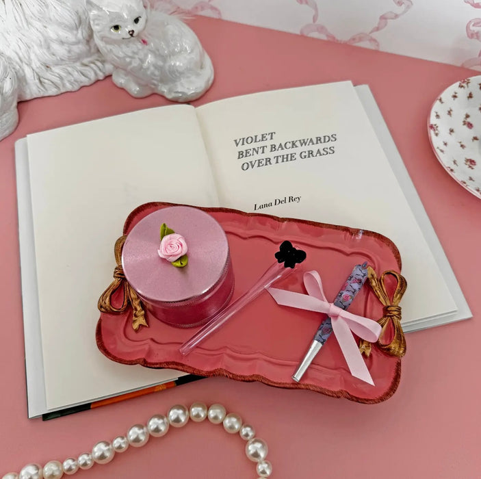 BURNING LOVE Coquette Bow Tray