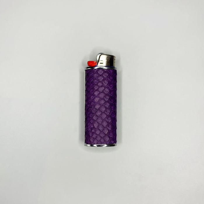 Haus of Topper Objects Royal Purple Python Large Classic Lighter Cover including Lighter