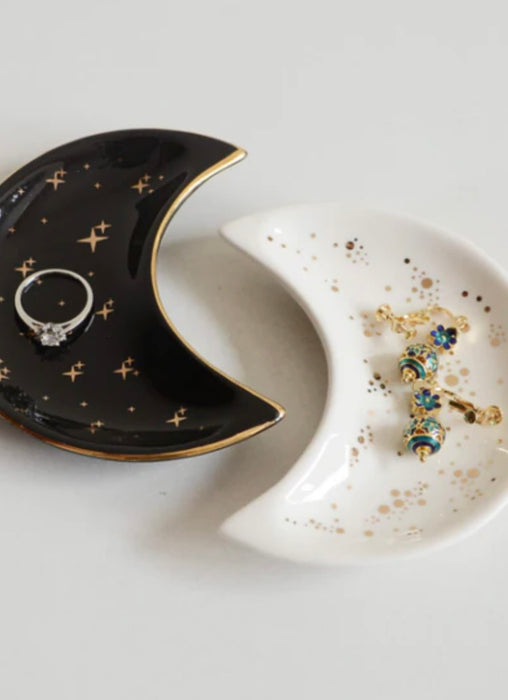 CANNA STYLE MOON TRINKET DISH (white)