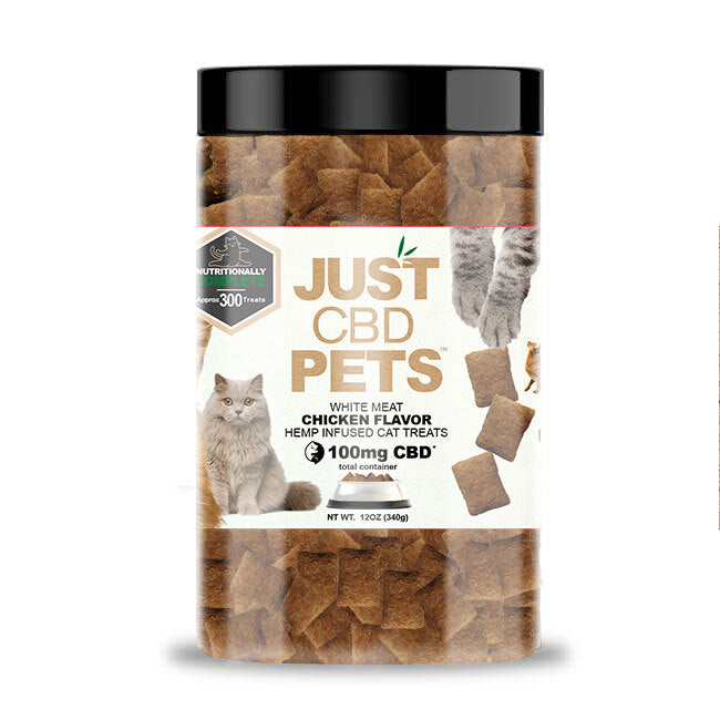 JUST CBD PETS CAT TREATS CHICKEN FLAVOR 100mg