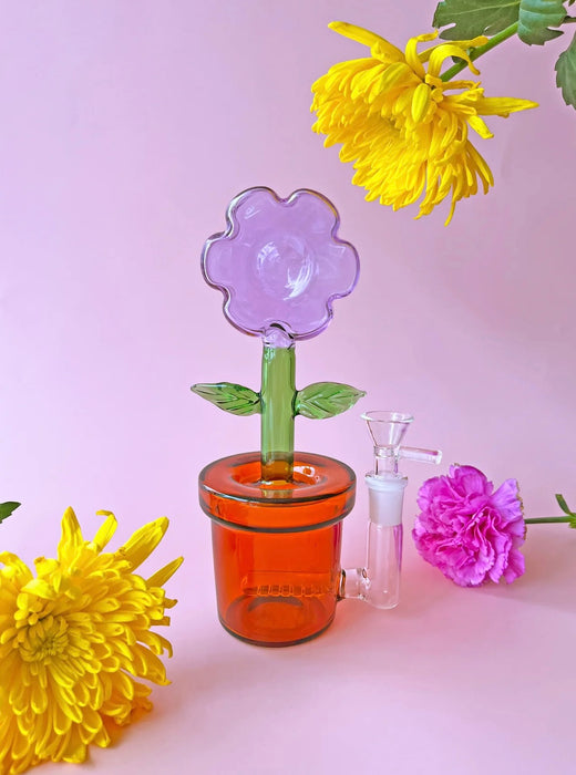 plant love house BURNING LOVE House Plant Bong- Lavender — Happy Buds Brooklyn