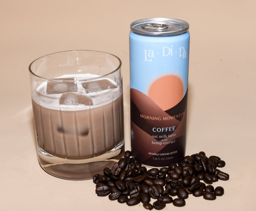 LaDiDa Hemp-infused Oat Milk Coffee Lattes Morning Momentum Drink