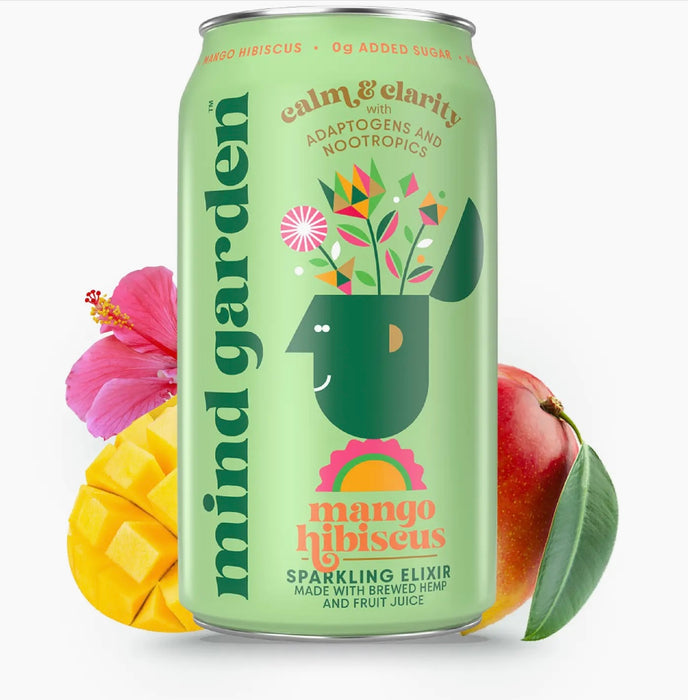 Mind Garden Adaptogen Mango Hibiscus Drink