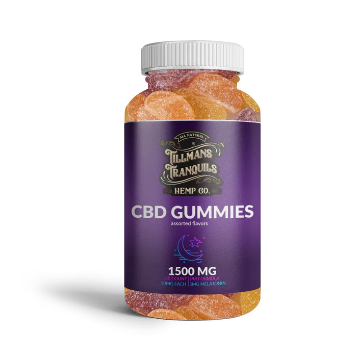 Tillmans Tranquils CBD Gummies With Melatonin – 1500mg – Sleep Formula