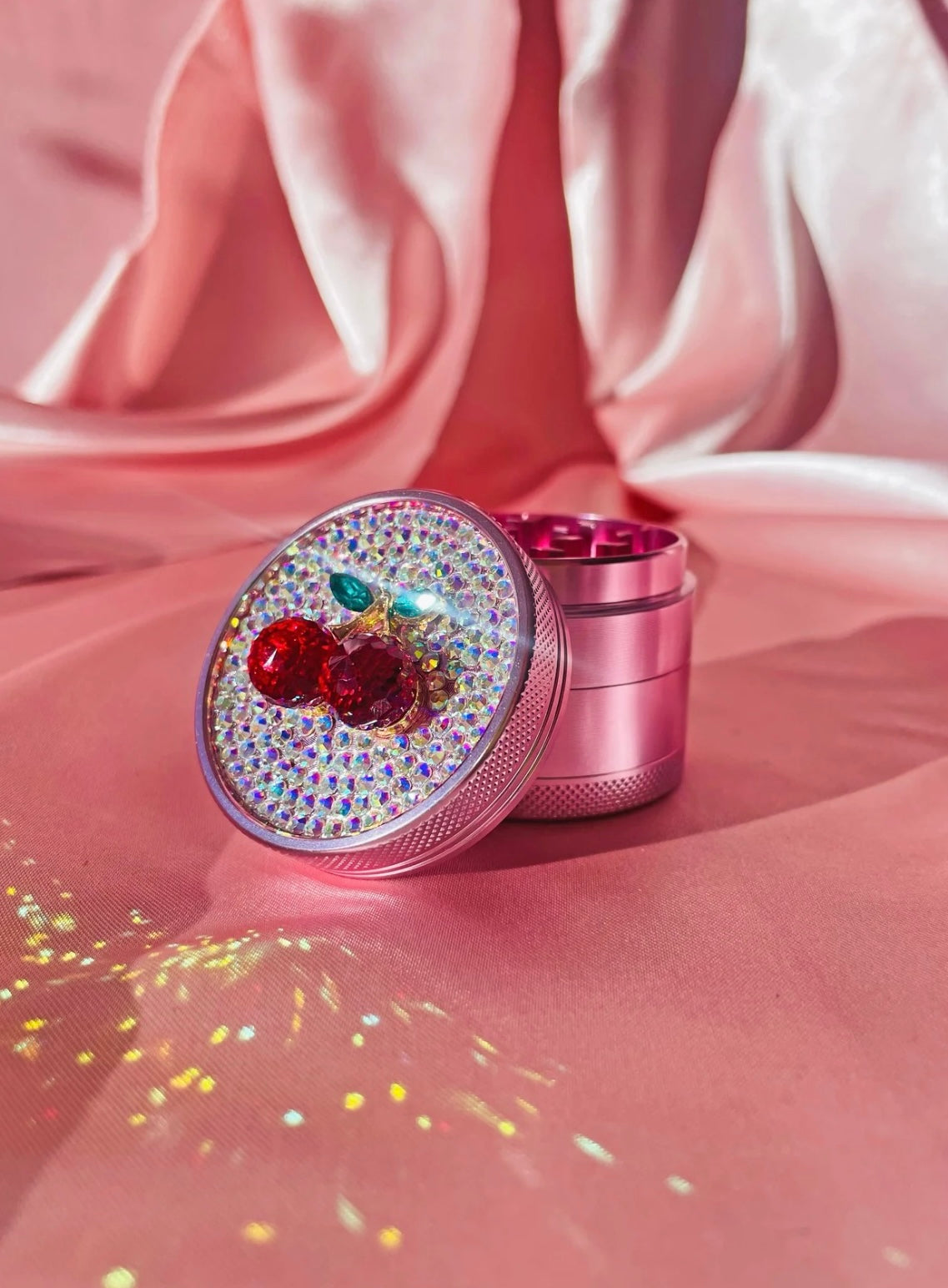 BURNING LOVE Gorgeous Cherry Grinder — Happy Buds Brooklyn