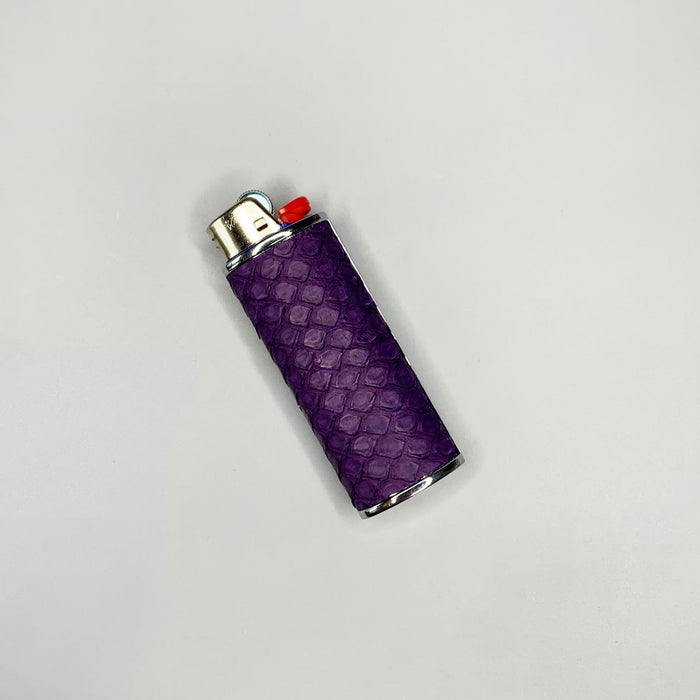 Haus of Topper Objects Royal Purple Python Large Classic Lighter Cover including Lighter