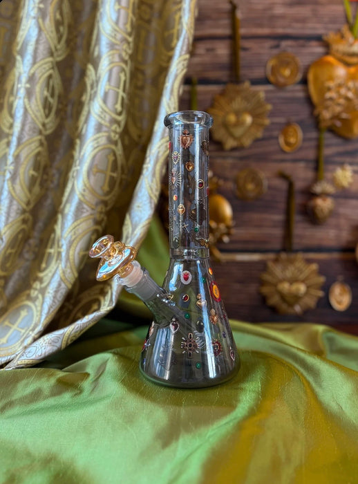 BURNING LOVE SACRED HEART BEAKER BONG